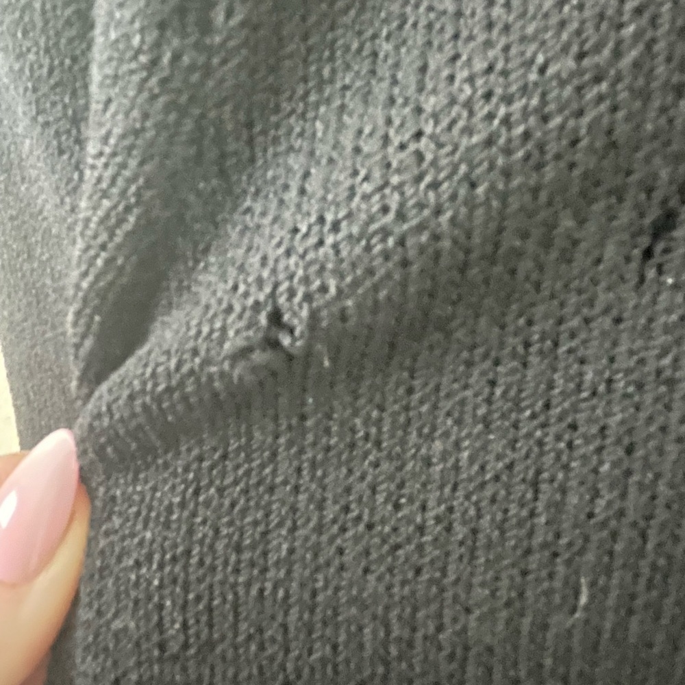Vintage St. John Purple‎ Trim Peplum Sweater Small Old Money Shoulder Buttons - Picture 5 of 5